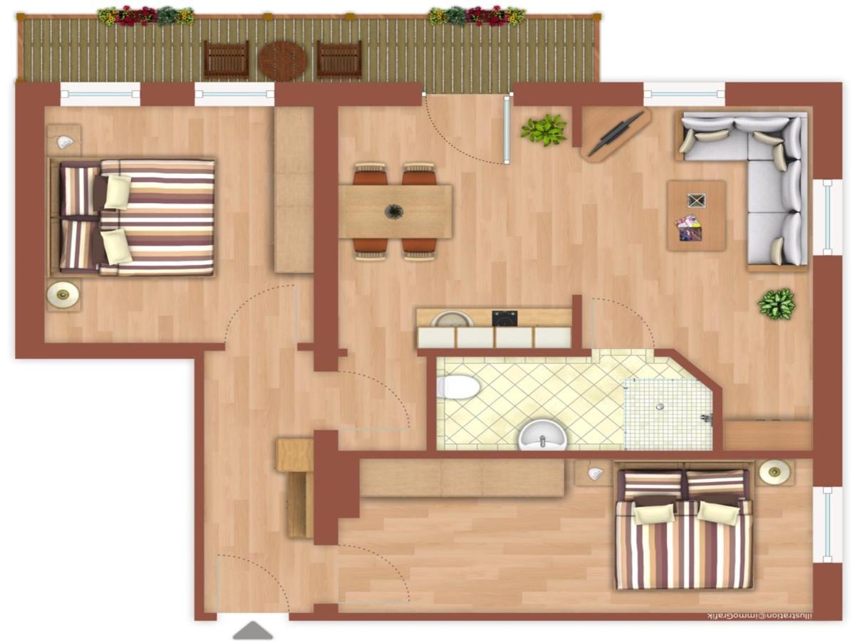 Alpenlodge, Ferienwohnung 7 Тирзее Екстериор снимка